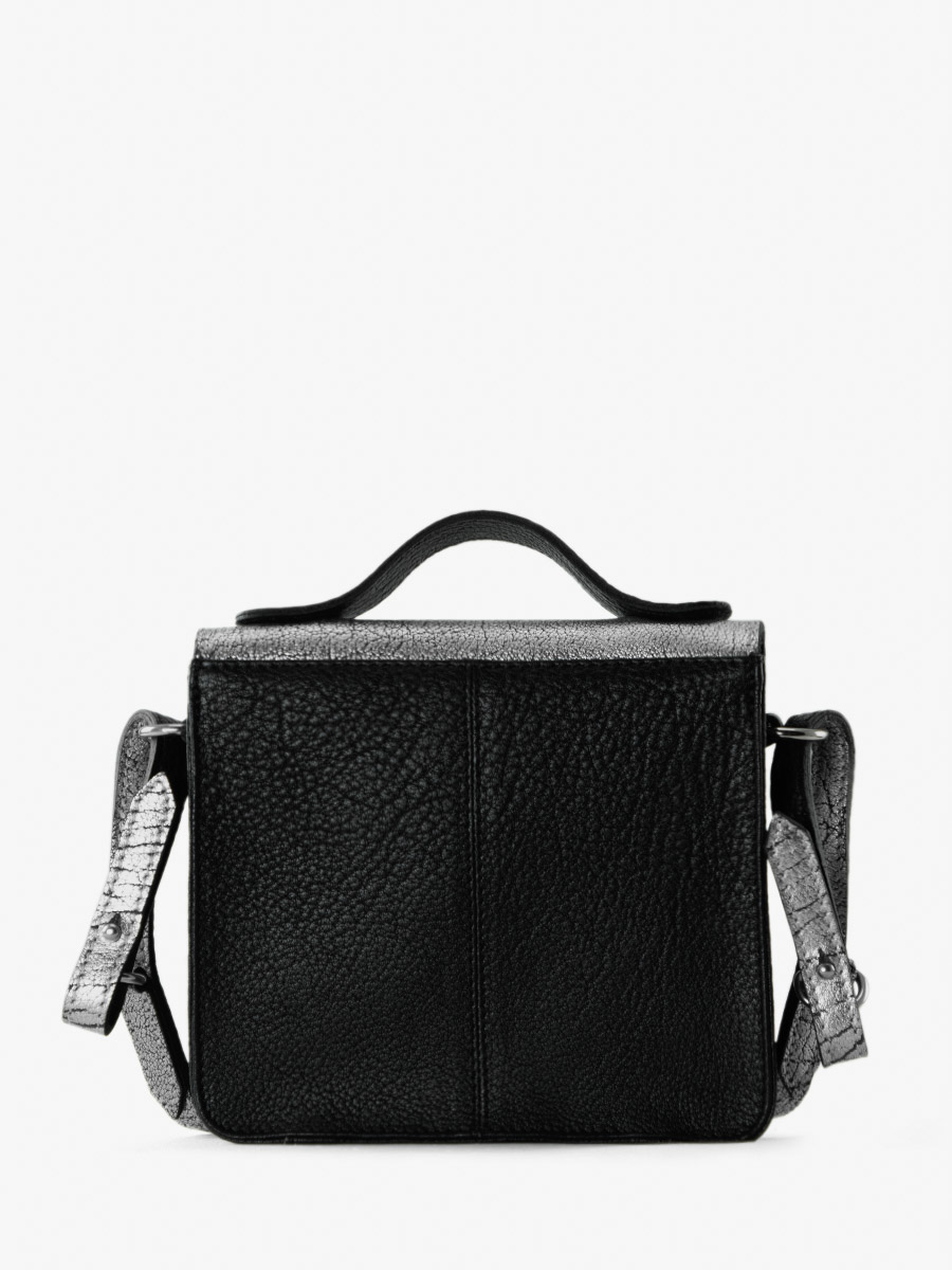 foto-vista-interior-bolso-mano-cuero-plateado-negro-mademoiselle-george-xs-plateado-negro-paul-marius-w05xs-s-b