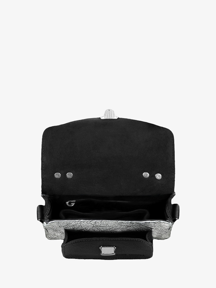 foto-vista-bolso-mano-cuero-plateado-negro-mademoiselle-george-xs-plateado-negro-paul-marius-w05xs-s-b