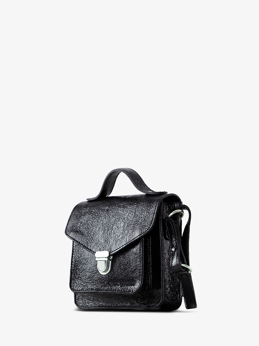 foto-vista-lateral-bolso-mano-cuero-negro-brillante-mademoiselle-george-xs-eclipse-paul-marius-w05xs-m-b