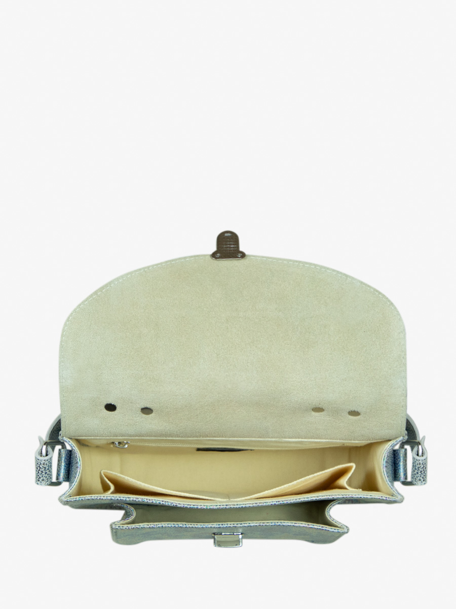 foto-vista-interior-bolso-mano-cuero-blanco-holográfico-mademoiselle-george-granite-paul-marius-w05-gra-w