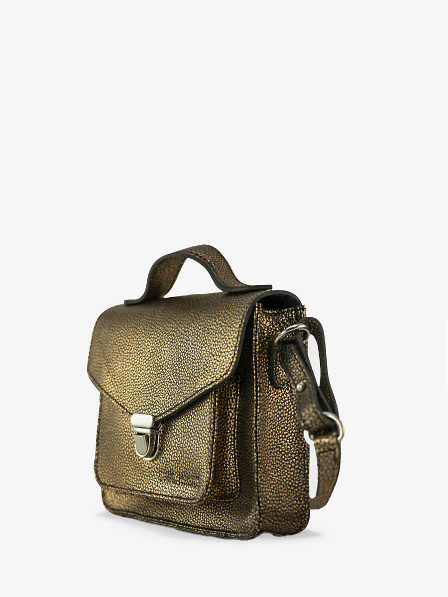 foto-vista-lateral-bolso-de-mano-cuero-negro-dorado-mademoiselle-george-xs-granite-paul-marius-w05xs-gra-g-b