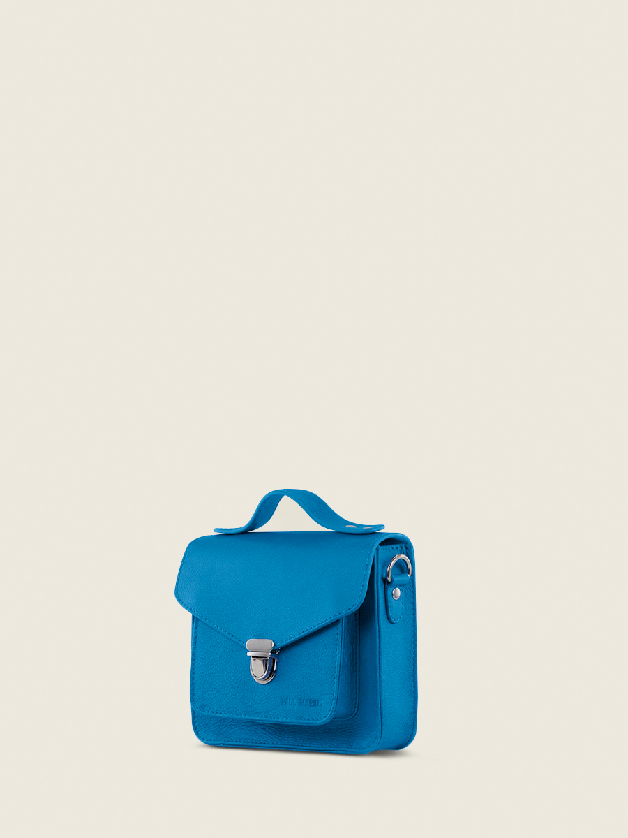 foto-vista-lateral-bolso-de-mano-de-cuero-azul-mademoiselle-george-xs-neon-paul-marius-w05xs-ne-blu
