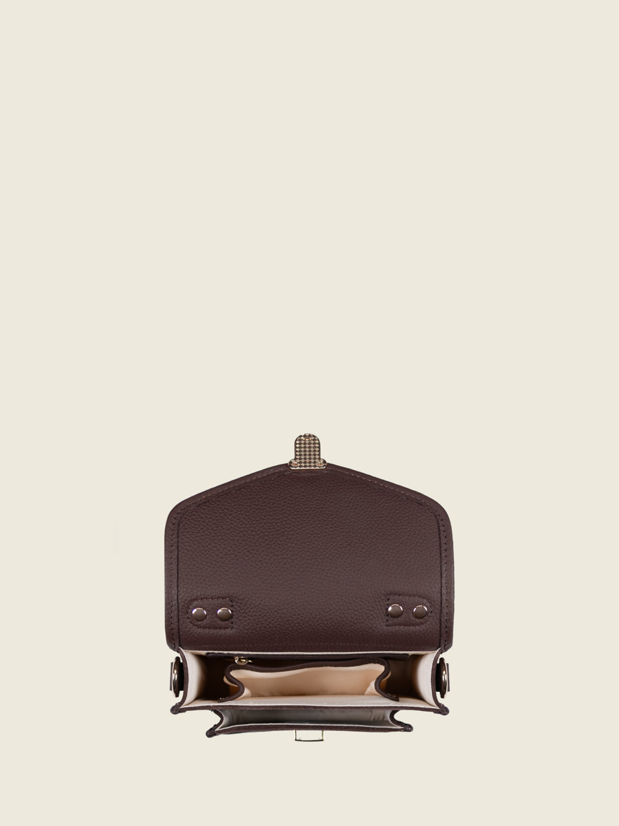 mini-bolso-bandolera-cuero-marrón-mademoiselle-george-xs-n2-chocolate-vista-interior-w105xs-su-db