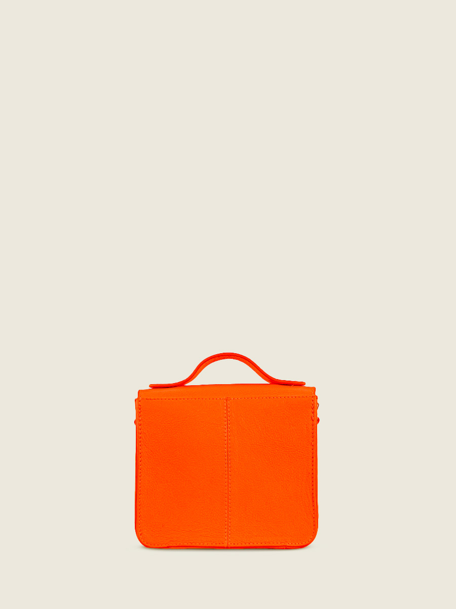 foto-vista-interior-bolso-mano-cuero-naranja-mademoiselle-george-xs-neon-paul-marius-w05xs-ne-o
