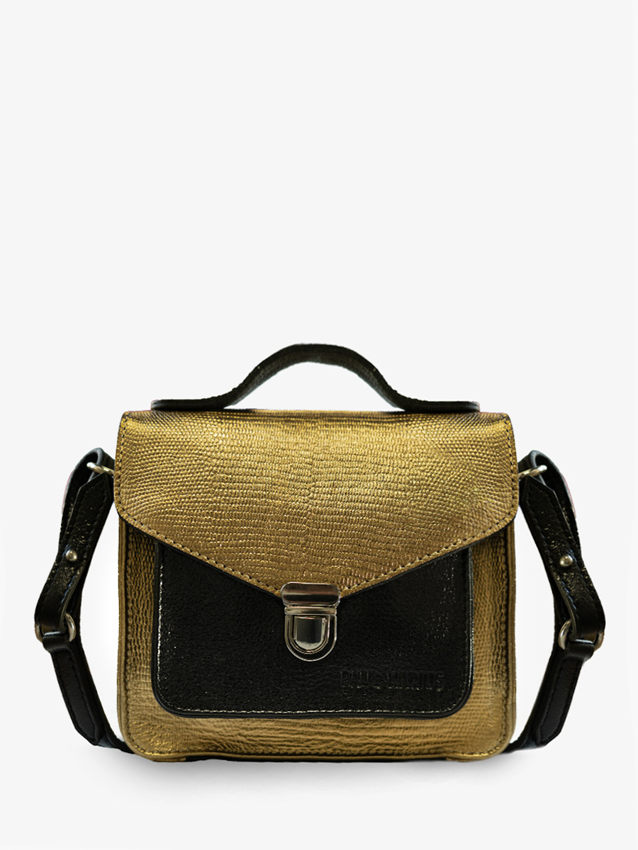 foto-vista-lateral-bolso-mano-cuero-dorado-negro-mademoiselle-george-xs-or-noir-paul-marius-w05xs-l-g-b