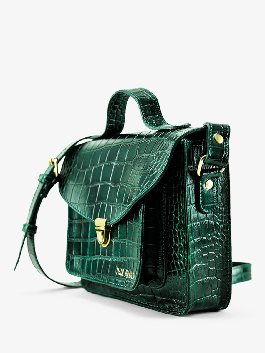 foto-vista-lateral-bolso-bandolera-cuero-mujer-mademoiselle-george-alligator-verde-paul-marius-w05-a-dg