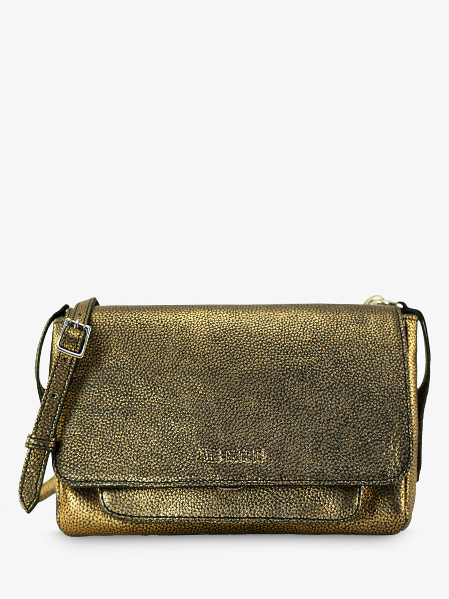 foto-vista-frontal-bolso-bandolera-cuero-negro-dorado-diane-s-granite-paul-marius-w35s-gra-g-b