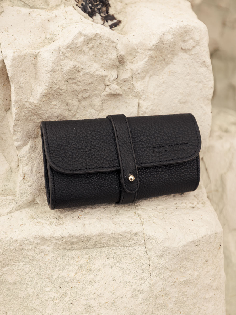 estuche-para-gafas-oscar-negro-Carbón-negro-vista-frontal-m50-bm-b