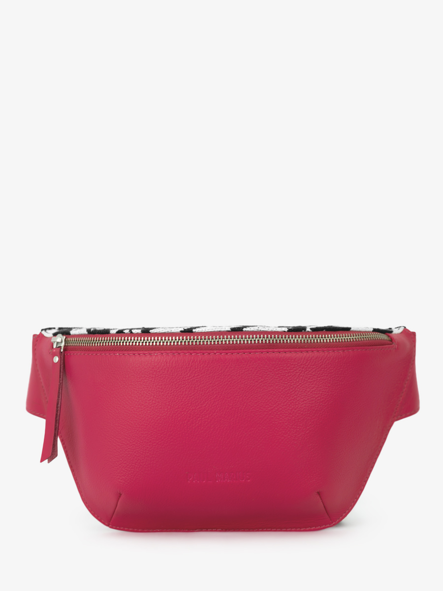 foto-vista-frontal-bolsa-banana-cuero-rosa-labanane-allure-fuchsia-paul-marius-m503-hs2-pi
