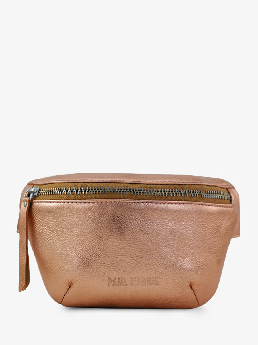 foto-vista-frontal-bolsa-banana-cuero-oro-rosa-mujer-labanane-xs-oro-rosa-paul-marius-m503xs-g-pi