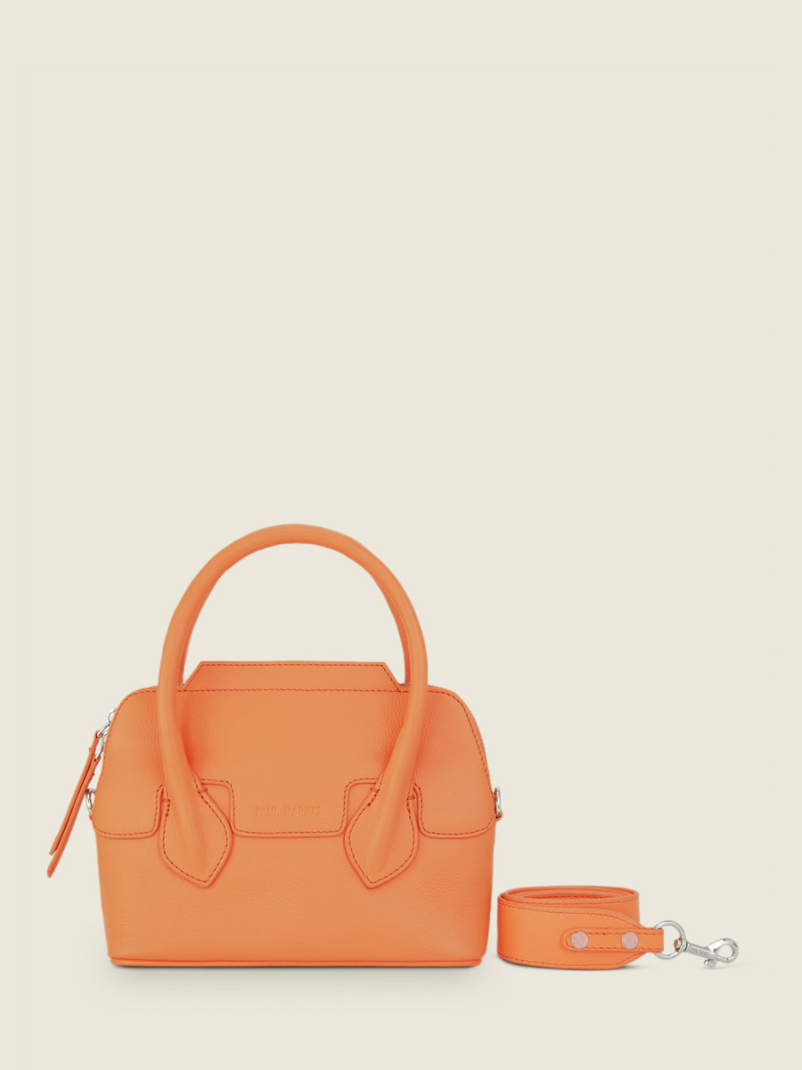 foto-vista-lateral-mini-bolso-de-mano-de-cuero-naranja-gisele-xs-pastel-albaricoque-paul-marius-w32xs-pt-o