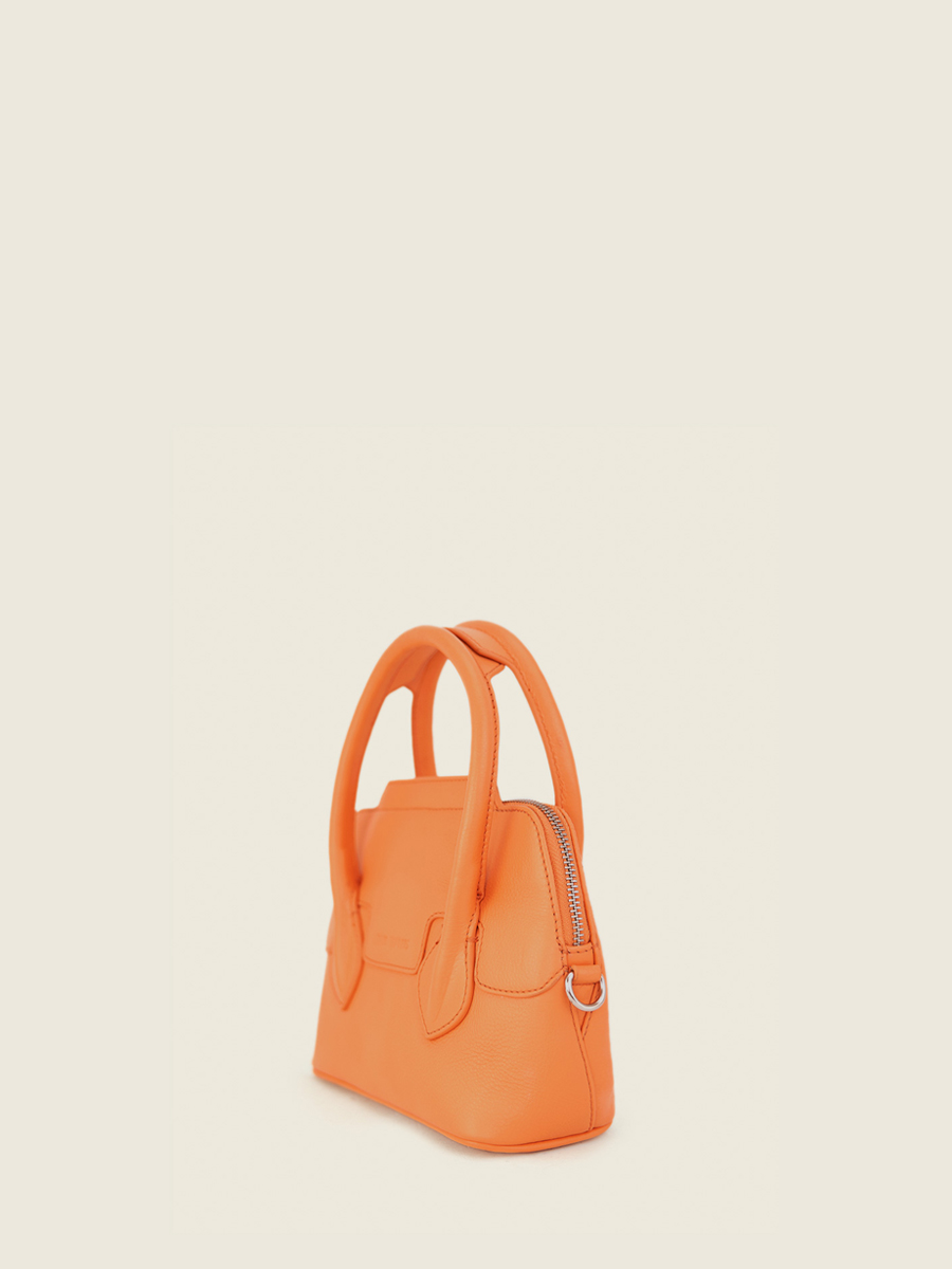 foto-vista-posterior-mini-bolso-de-mano-cuero-naranja-gisele-xs-pastel-albaricoque-paul-marius-w32xs-pt-o