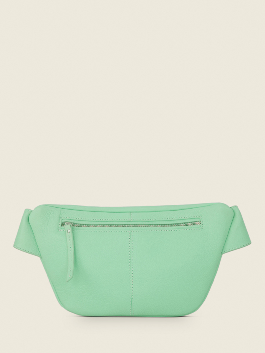 foto-vista-posterior-bolso-banana-cuero-verde-labanane-pastel-menta-paul-marius-m503-pt-gr