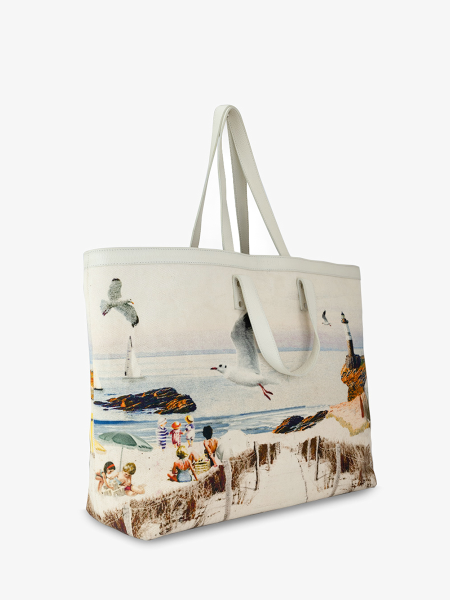 foto-vista-cote-bolso-cesta-cuero-estampado-playa-dune-côte-ouest-plage-paul-marius-m25-cnv-beach