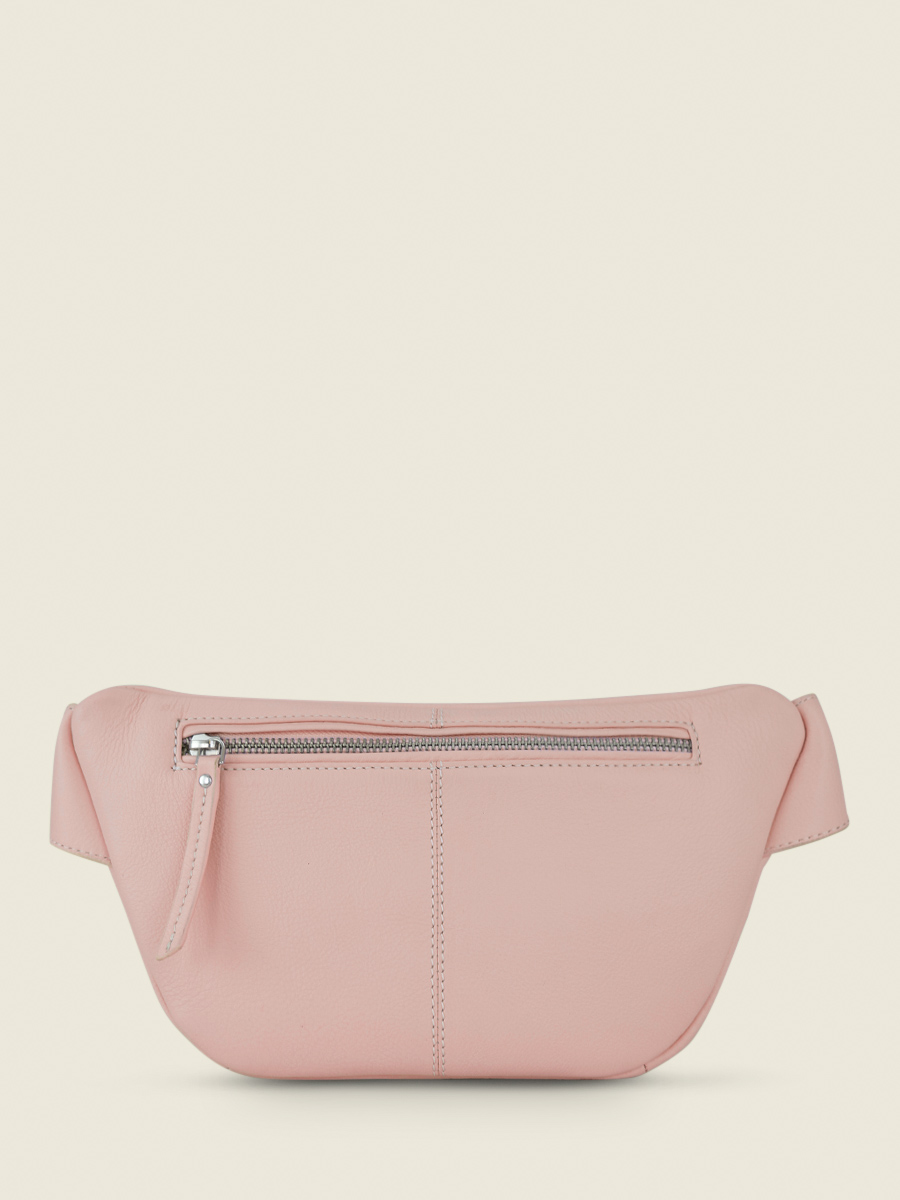 foto-vista-posterior-bolso-riñonero-de-cuero-rosa-labanane-pastel-poudre-paul-marius-m503-pt-pi