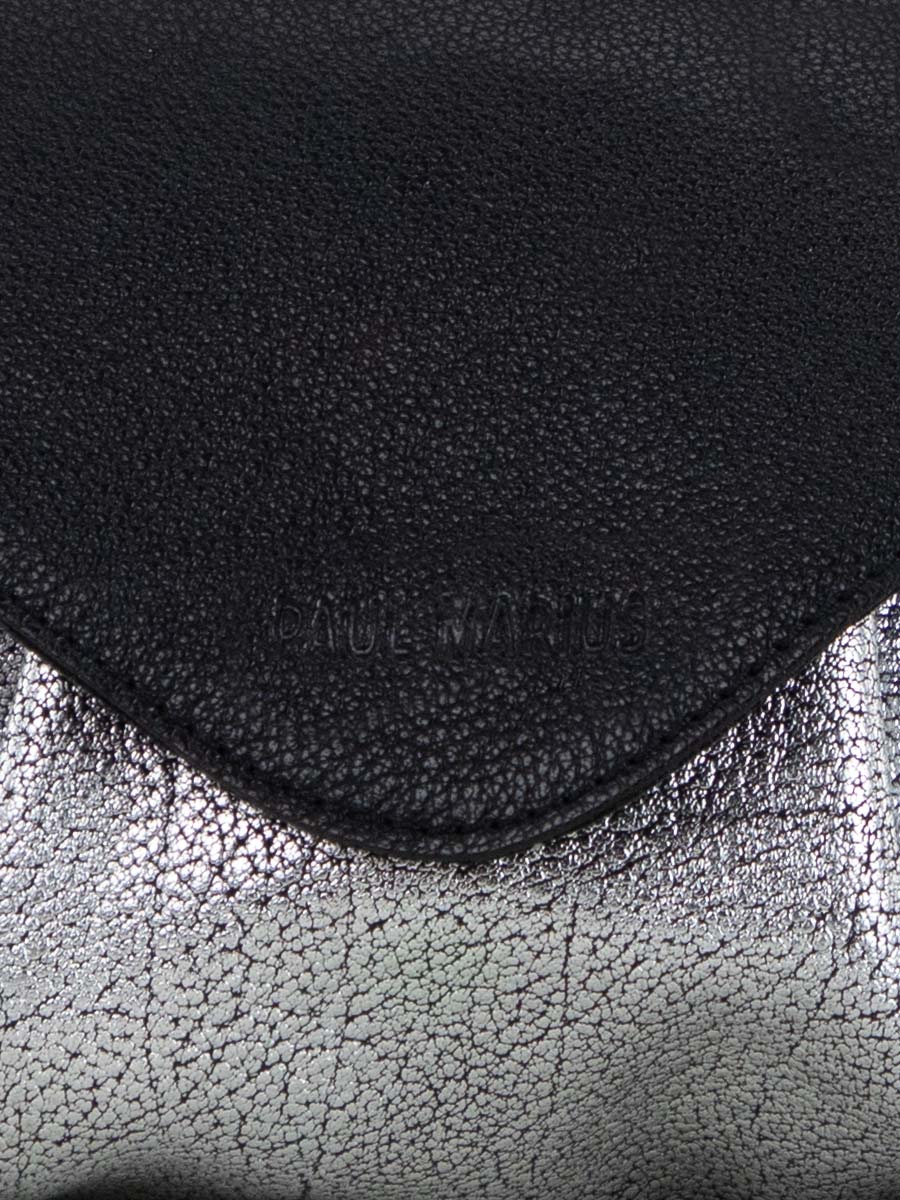 foto-material-bolso-bandolera-cuero-paulmarius-plateado-negro-suzon-m-plateado-negro-paul-marius-w25m-s-b