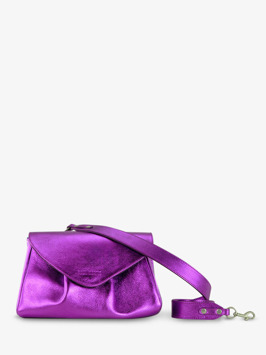 foto-vista-lateral-bolso-bandolera-cuero-violeta-metalizado-suzon-m-bonbon-paul-marius-w25m-m-p