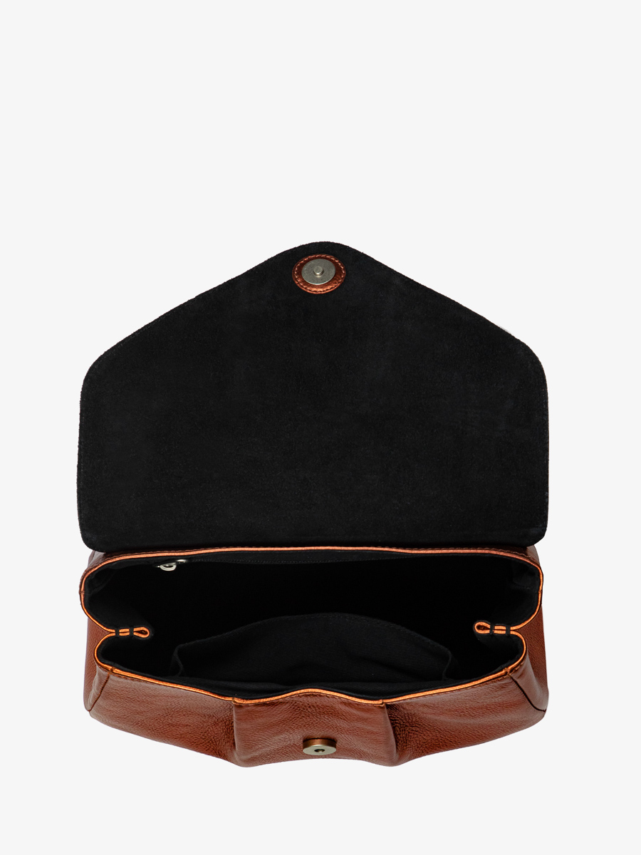 foto-vista-interior-bolso-bandolera-cuero-cobre-metalizado-suzon-m-ginger-paul-marius-w25m-m-o