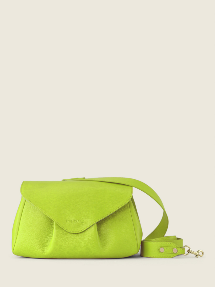 foto-vista-frontal-bolso-bandolera-cuero-verde-suzon-m-sorbet-pomme-paul-marius-w25m-sb-lgr