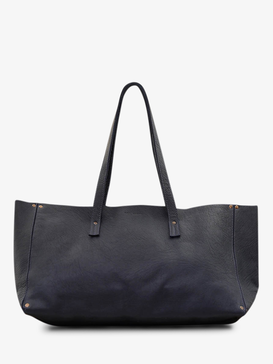 foto-vista-frontal-bolso-de-mano-de-cuero-para-mujer-azul-leffronte-m-azul-tinta-paul-marius-w12-db