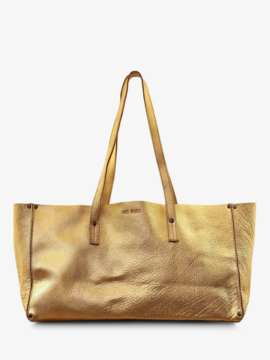 foto-vista-frontal-bolso-de-mano-de-cuero-para-mujer-dorado-leffronte-m-dorado-paul-marius-w12-g