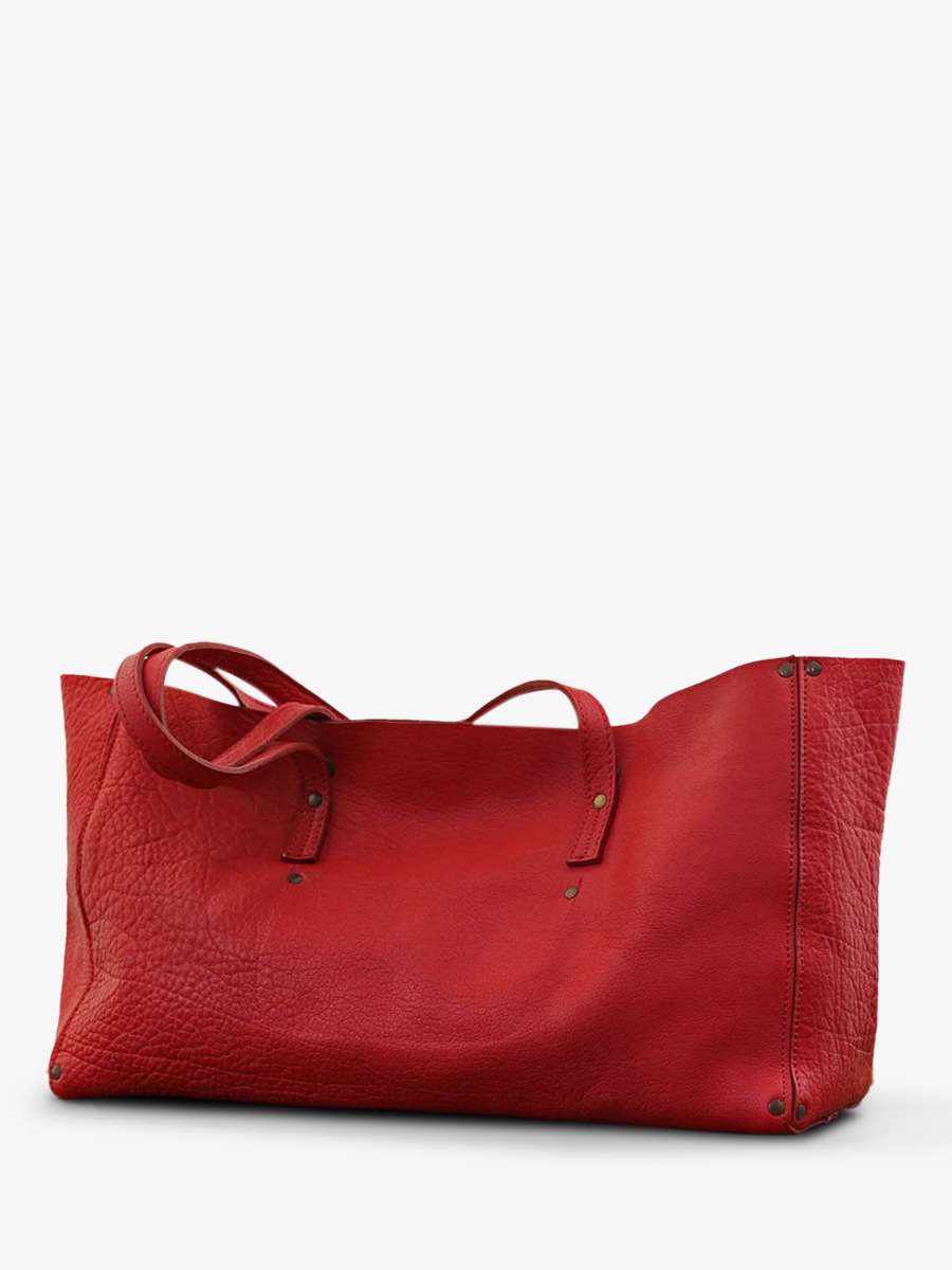 foto-vista-posterior-bolso-de-cuero-para-mujer-rojo-leffronte-m-rojo-carmín-paul-marius-w12-r