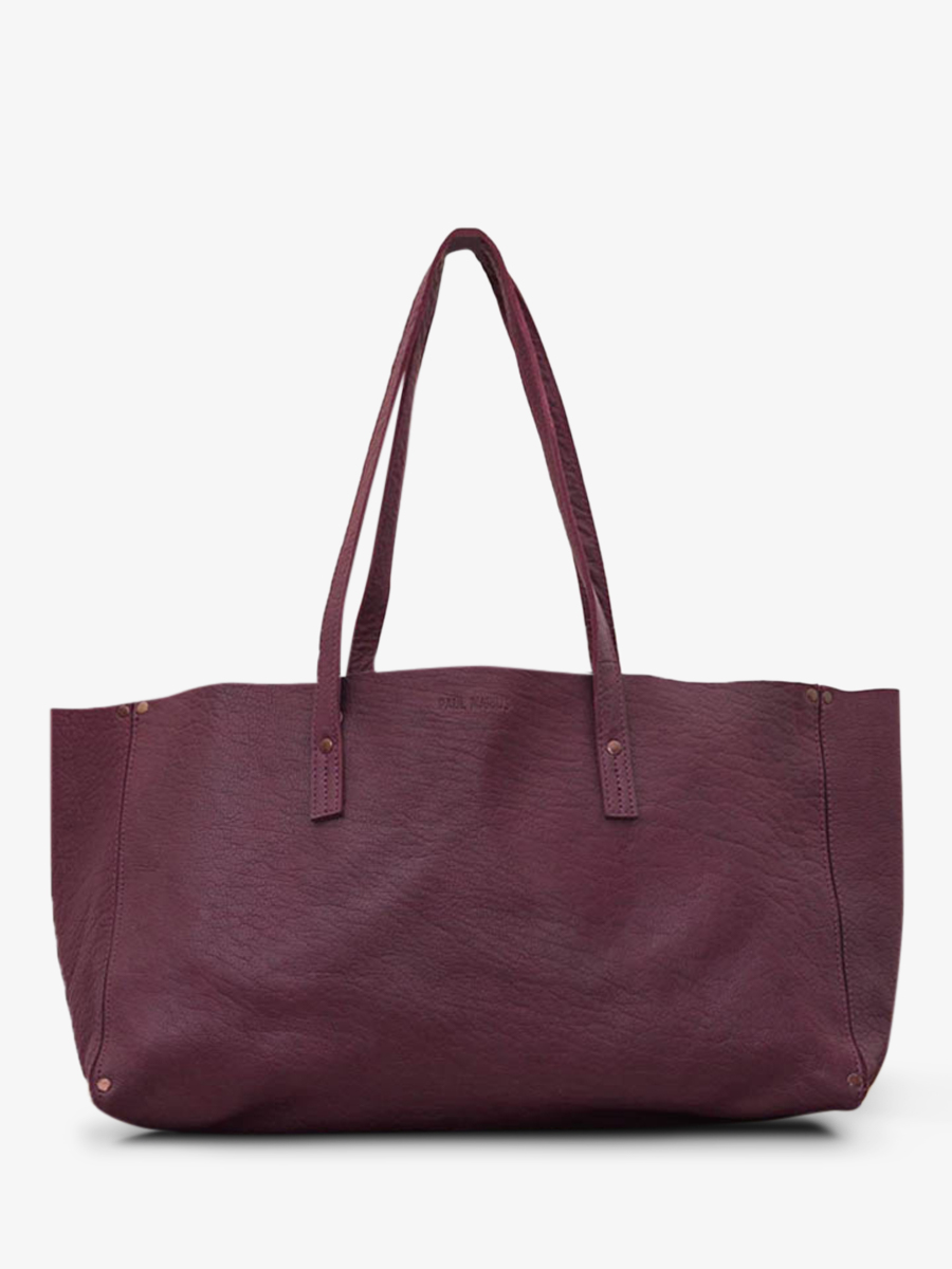 foto-vista-frontal-bolso-de-mano-de-cuero-para-mujer-violeta-leffronte-m-ciruela-paul-marius-w12-p
