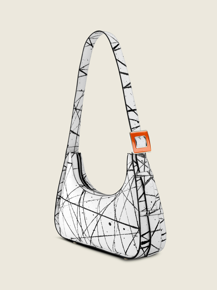 bolso-baguette-cuero-blanco-negro-naranja-victoire-arty-01-vista-lateral-w54-art1-b-w
