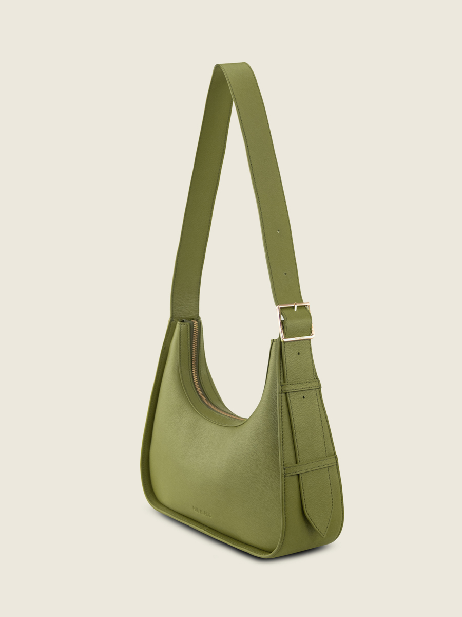 bolso-baguette-cuero-victoire-verde-oliva-vista-lateral-w54-gr-o