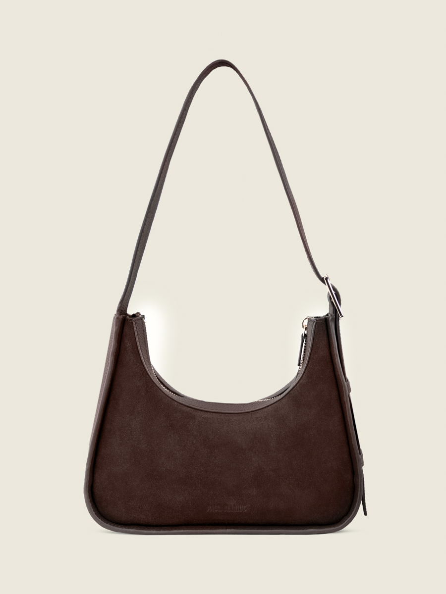 bolso-baguette-cuero-marrón-victoire-chocolate-vista-frontal-w54-su-db