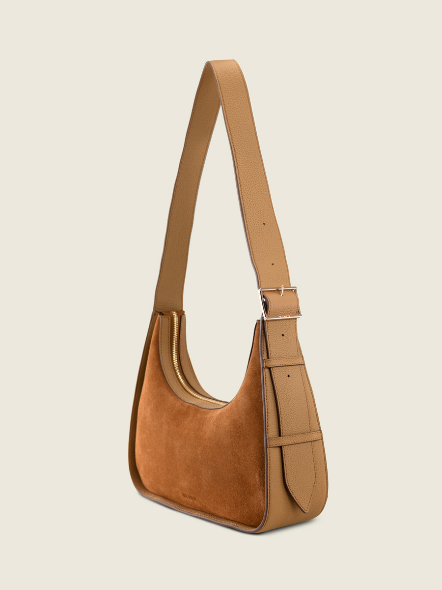 bolso-baguette-cuero-marrón-victoire-fauve-vista-lateral-w54-su-co