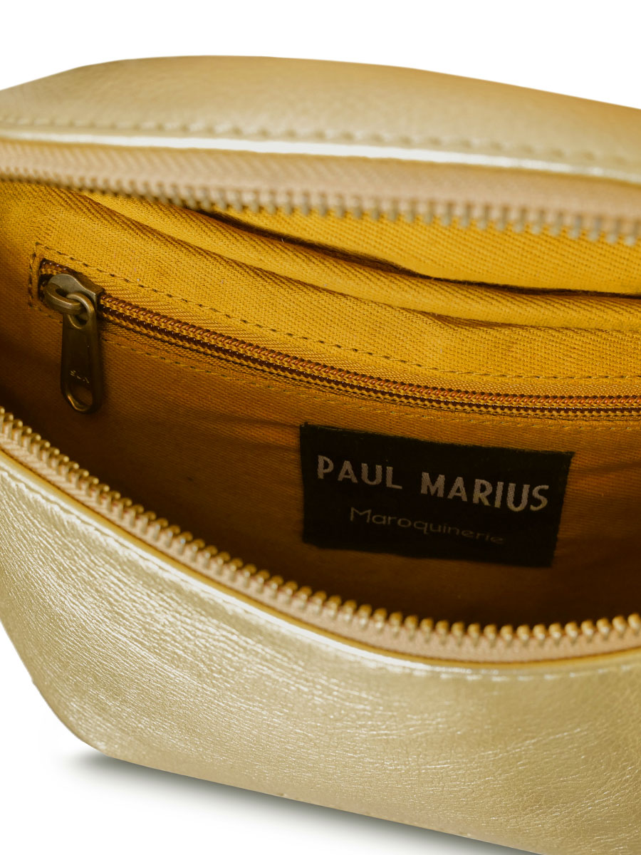 foto-vista-interior-bolso-banana-de-cuero-dorado-labanane-dorado-paul-marius-m503-g