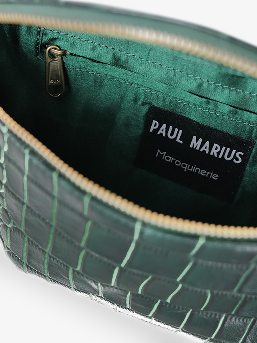 foto-interior-bolsa-banana-cuero-mujer-labanane-alligator-verde-paul-marius-m503-a-dg