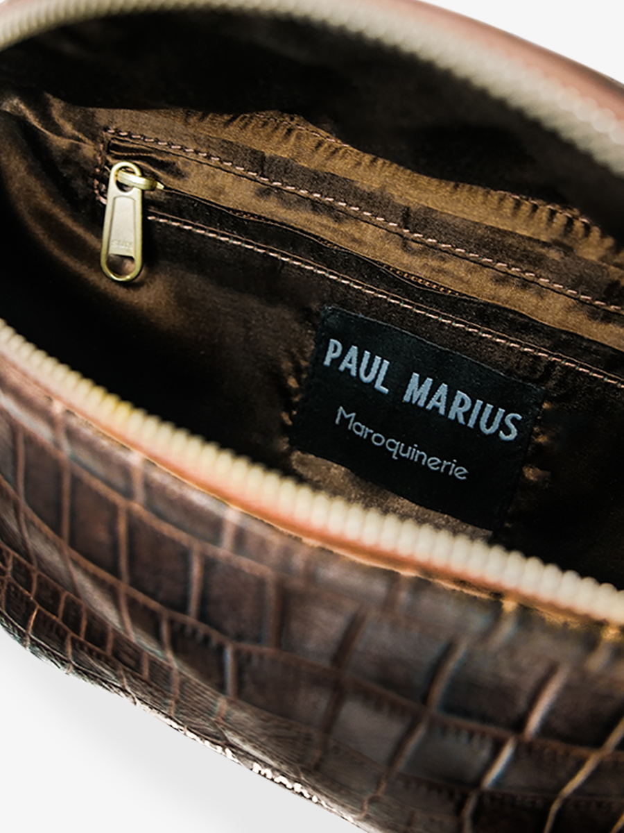 foto-interior-bolsa-banana-cuero-mujer-labanane-alligator-marrón-paul-marius-m503-a-db