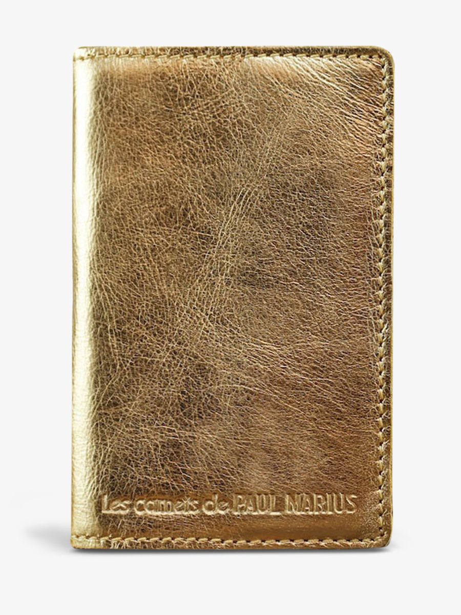foto-vista-frontal-cuaderno-de-escritura-dorado-lecarnet-s-dorado-paul-marius-m61s-g