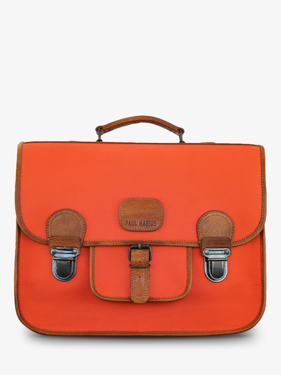 foto-vista-frontal-mochila-escolar-naranja-lecartable-decolier-naranja-paul-marius-m06s14-ol-ox-o