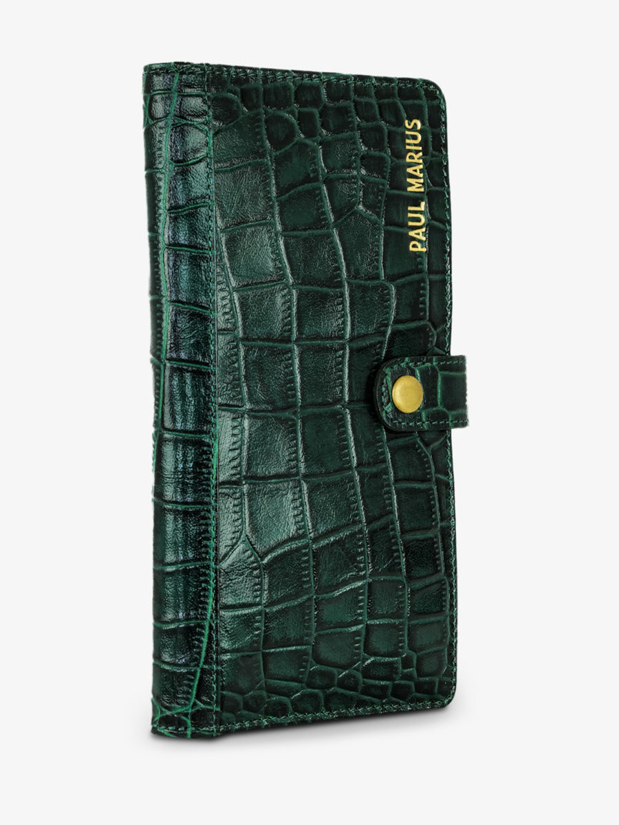 foto-vista-frontal-cartera-cuero-mujer-leportefeuille-charlotte-n2-alligator-verde-paul-marius-m67-a-dg