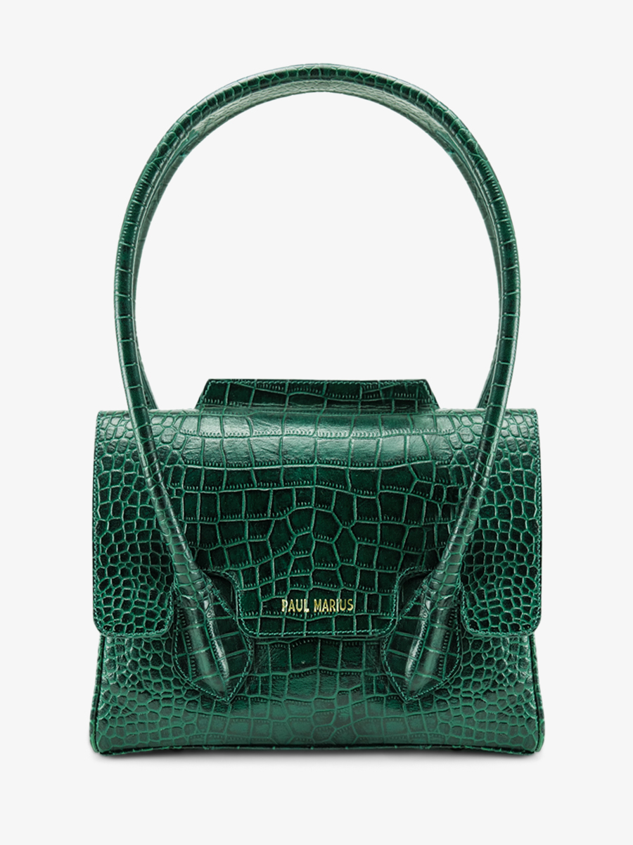 foto-vista-frontal-bolso-de-mano-de-cuero-para-mujer-colette-s-alligator-verde-paul-marius-w028s-a-dg