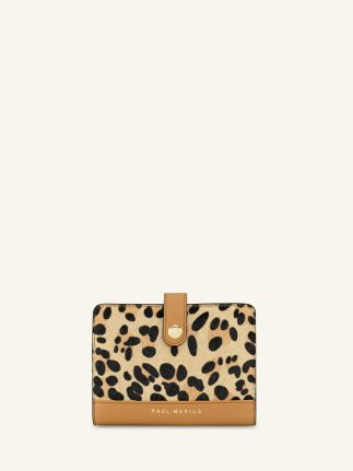 LePortefeuille Jeanne Leopard - Beige