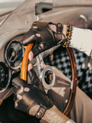 Manoplas Pilote Negro - Hombre