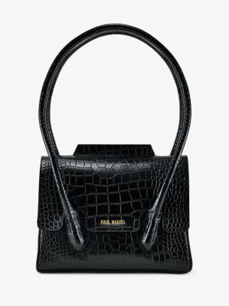 Colette S Alligator - Negro azabache