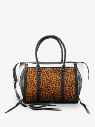 LeRive Droite - M - Leopard - Negro / Blanco