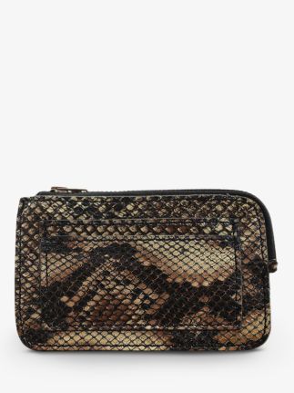 LePorte-monnaie AUGUSTIN Python - Negro