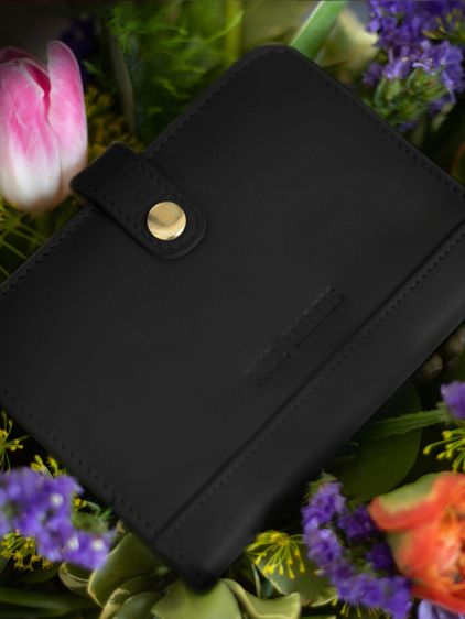 LePortefeuille Jeanne Art Déco - Negro