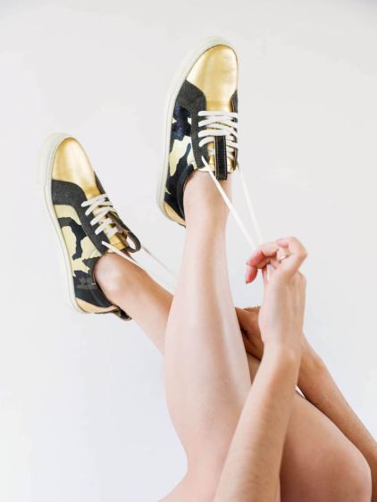 PM002 - Camuflaje caqui/dorado