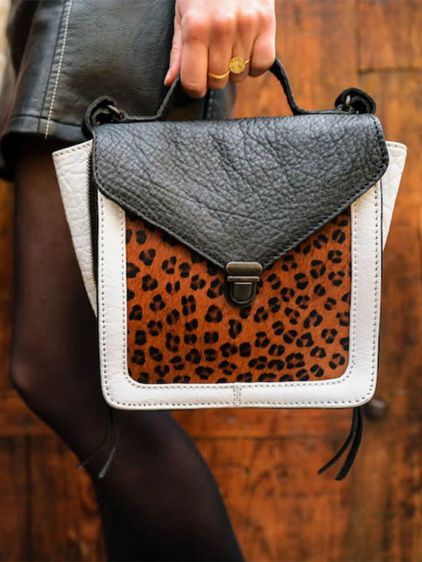Mistinguette Leopard - Negro / Blanco