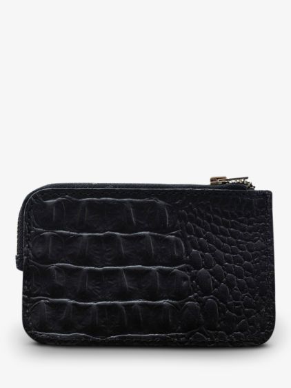 LePorte-monnaie AUGUSTIN Caimán - Negro