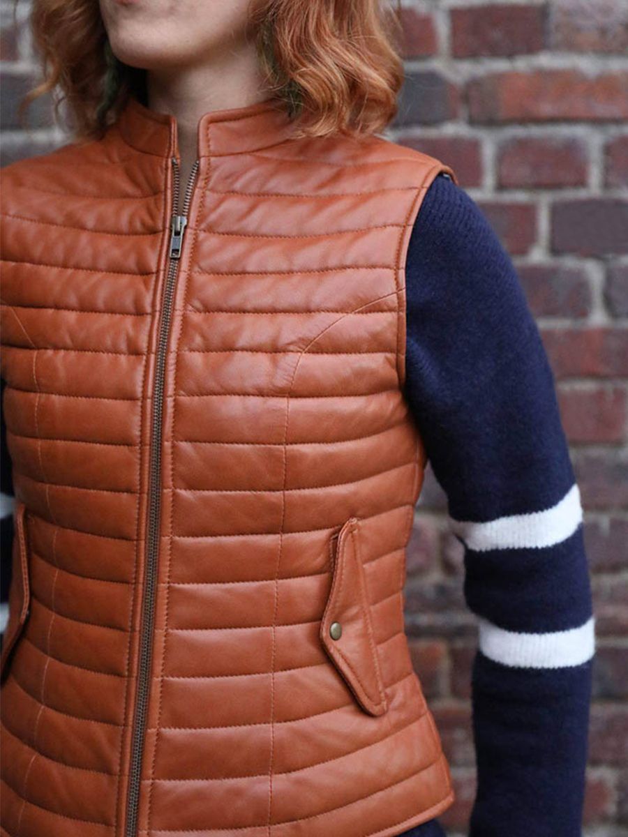 foto-vista-lateral-chaqueta-de-cuero-para-mujer-marron-ladoudoune-femme-naturel-paul-marius-wcw-l-xs