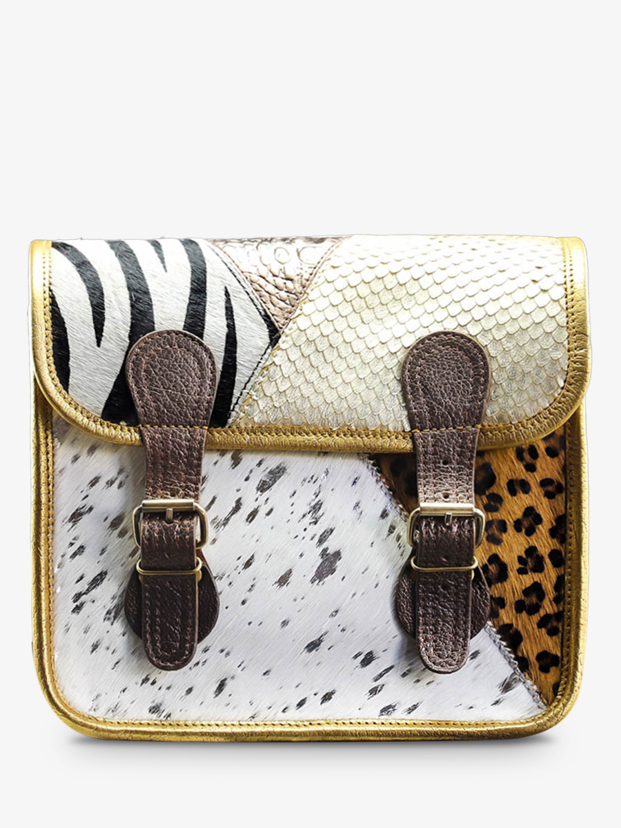 foto-vista-frontal-bolso-bandolera-cuero-mujer-plateado-dorado-cobre-lasacoche-s-chimere-argente-dore-cuivre-paul-marius-m02s10-ch-s-g-c