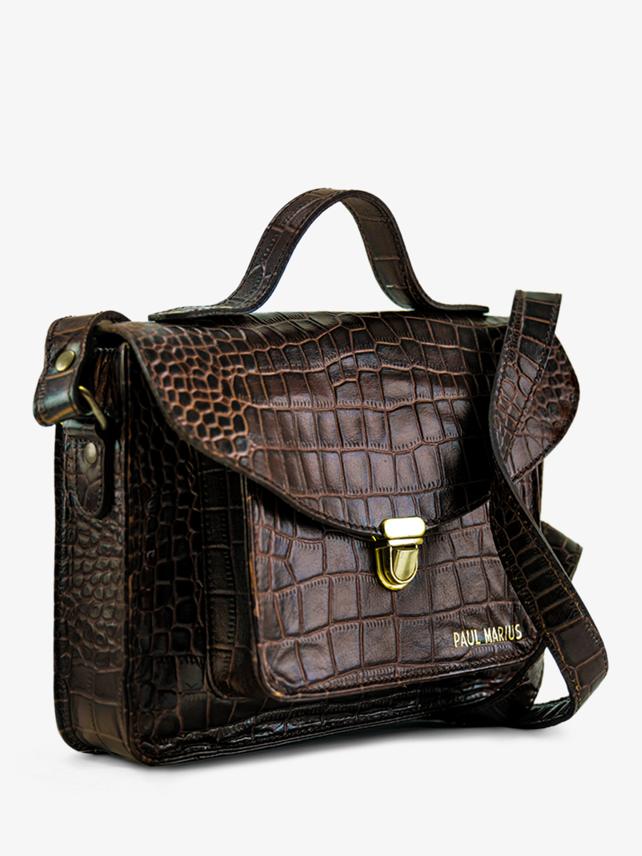 foto-vista-posterior-bolso-bandolera-cuero-mujer-mademoiselle-george-alligator-marrón-paul-marius-w05-a-db